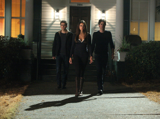 The Vampire Diaries, Paul Wesley, Nina Dobrev, Ian Somerhalder The Vampire Diaries, Paul Wesley, Nina Dobrev, Ian Somerhalder